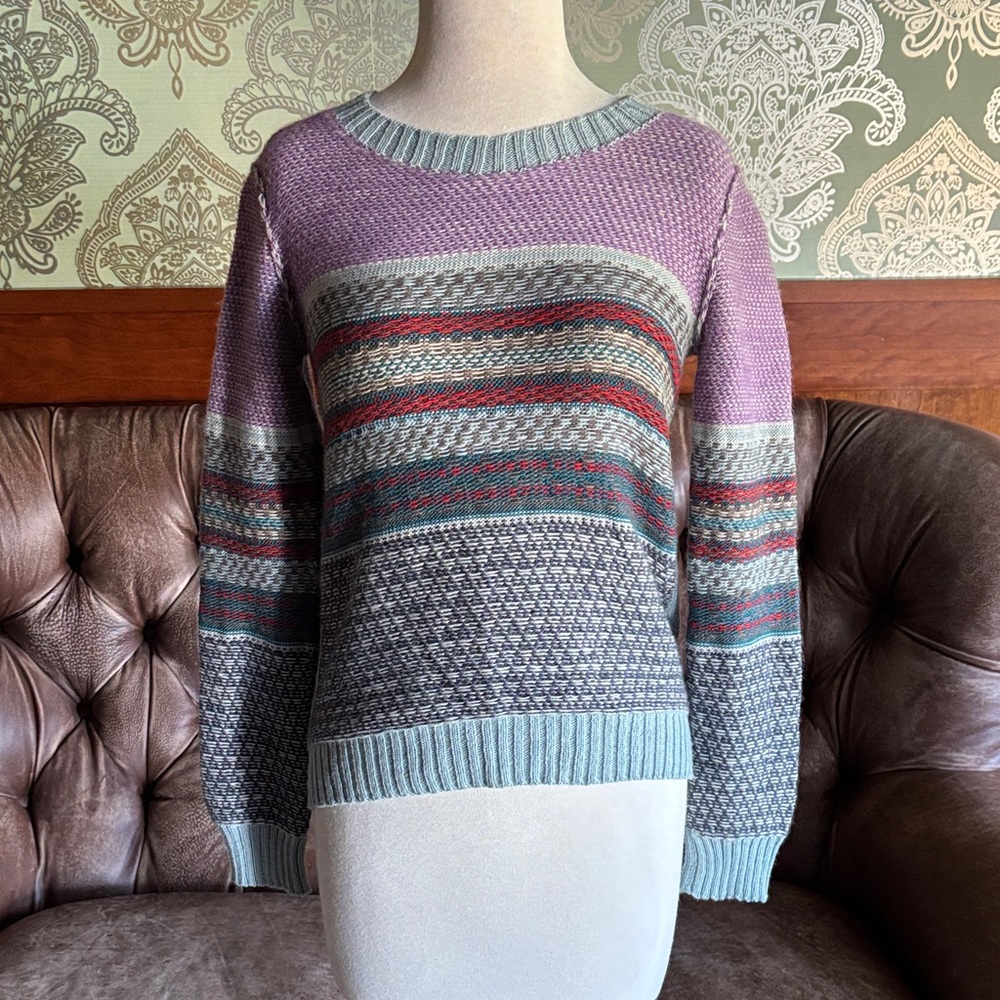 Striped Multicolor Wool Sweater